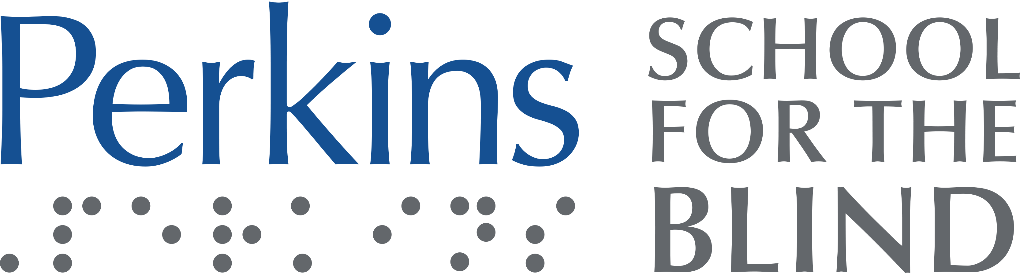 Perkins School for the Blind logo